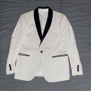 Gently worn White Tuxedo Jacket